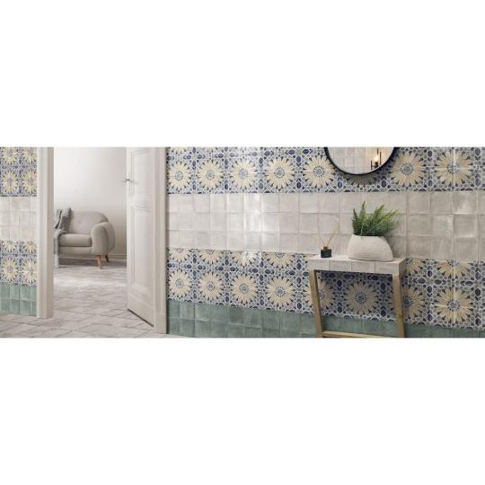 kupelnova dlazdica marocka modra zlta slnko zelena mediteranska geometricka pastelova kuchynska obkladova dlazdica lameridiana.jpg